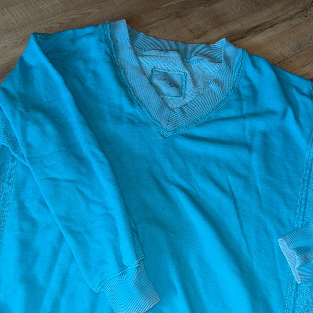 Aerie V-Neck Oversized Sweatshirt XS